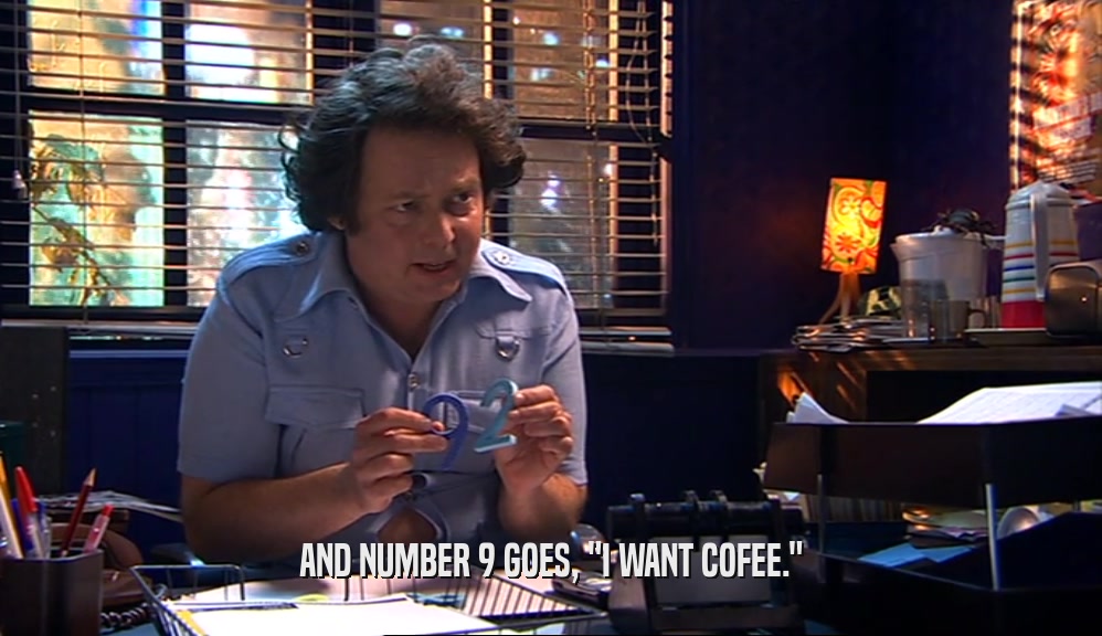 AND NUMBER 9 GOES, 
