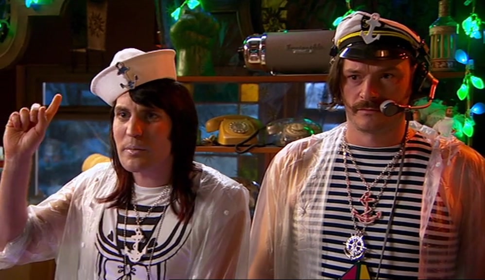 - NO, I'VE BEEN LIVING UPSTAIRS. - FAIR DO'S. 