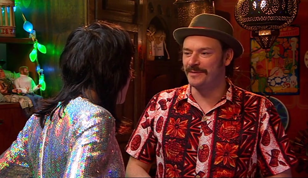 - I'M THE SUNSHINE KID. - YEAH, BUT HE'S GOT THIS CHILDLIKE DEMEANOUR. 