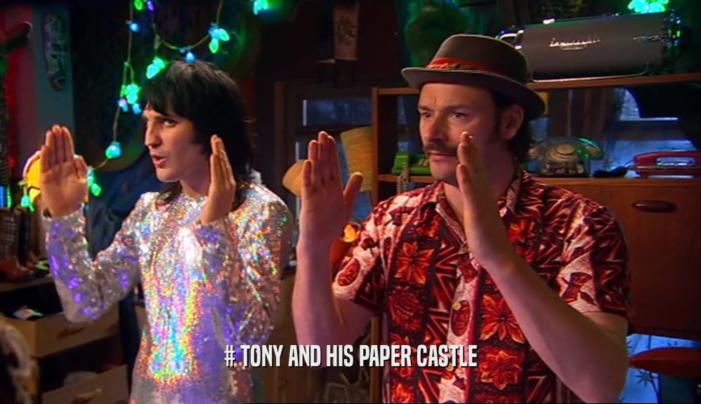# TONY AND HIS PAPER CASTLE  