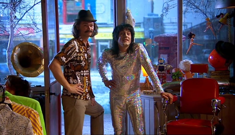 - COME TO SPY ON WHAT THE NEXT LOOK IS? - WHY DON'T YOU RUN ALONG, SIR? 