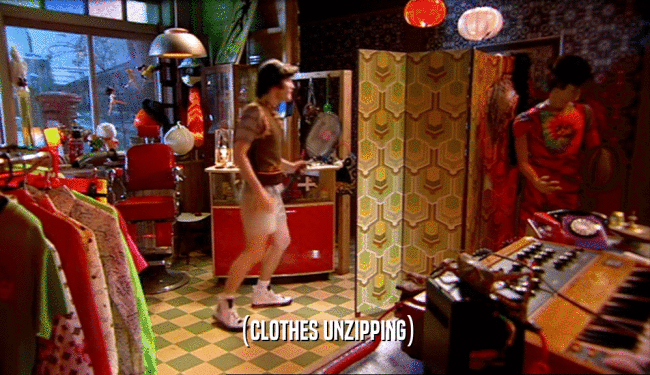 (CLOTHES UNZIPPING)  