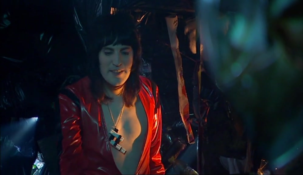 WHAT ARE YOU DOING? YOU STABBED YOURSELF IN THE LEG WITH A BIRO. 