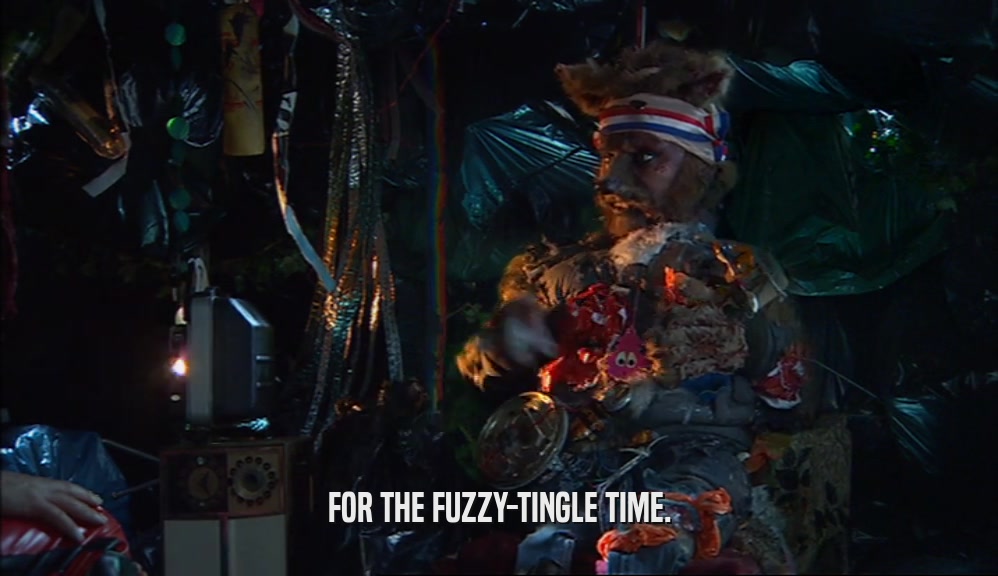 FOR THE FUZZY-TINGLE TIME.  