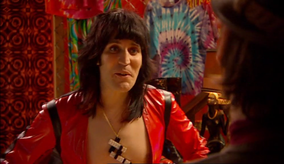 - I'M THROWING THE RUBBISH OUT. - YOU DON'T THROW IT OUT THE BACK DOOR. 