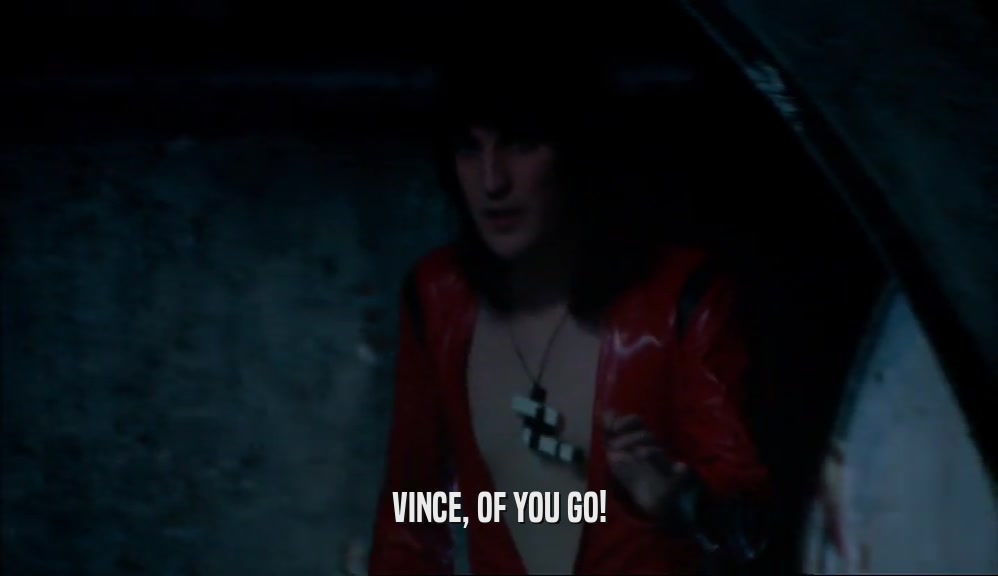 VINCE, OF YOU GO!  