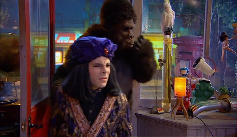 OH... WHAT'S HAPPENED HERE, VINCE? HAVE YOU SHIT YOURSELF? 