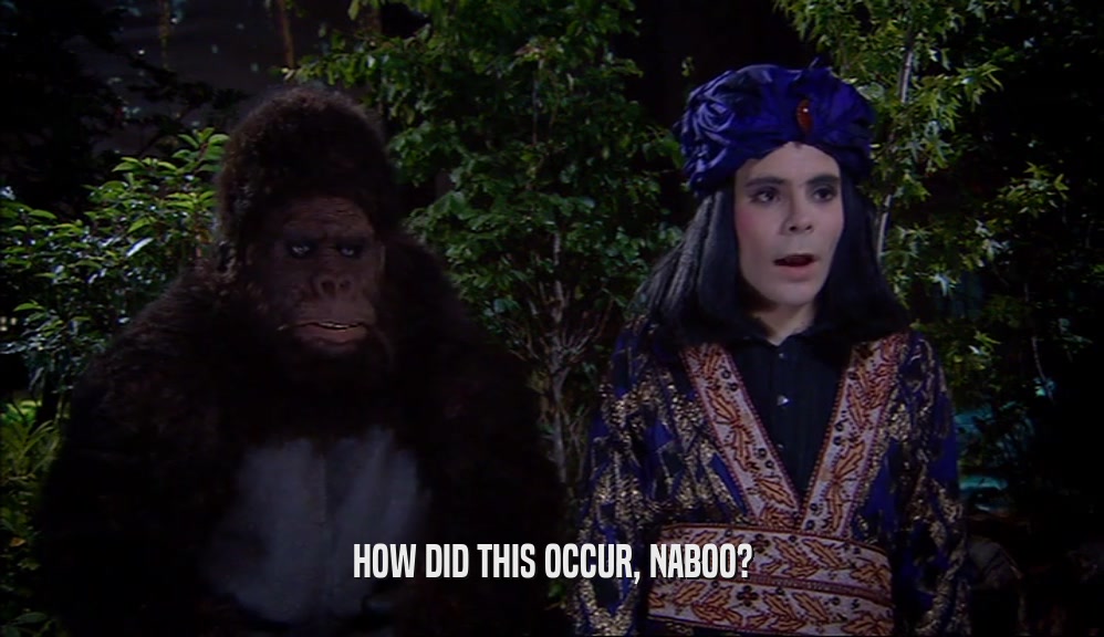 HOW DID THIS OCCUR, NABOO?  