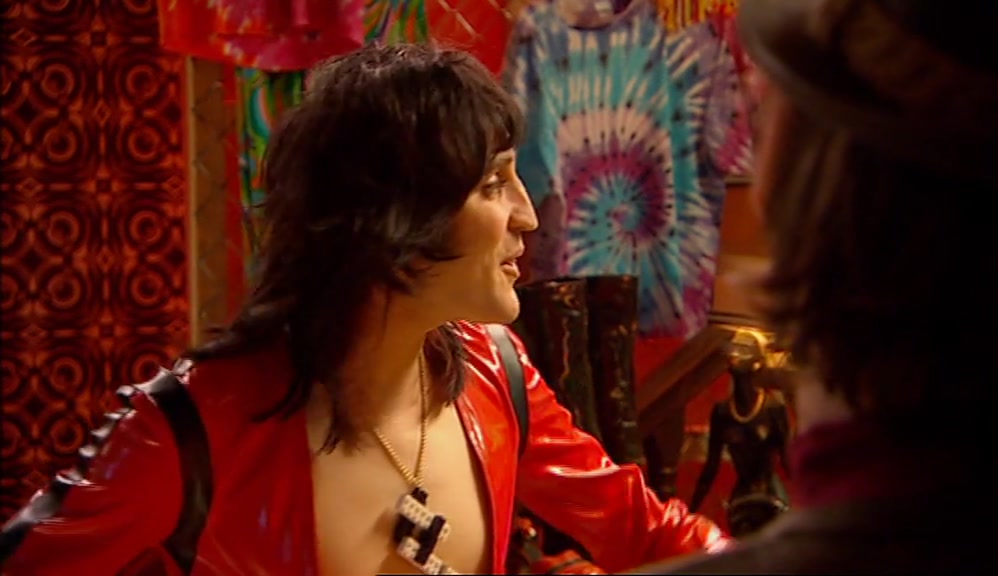 - I'M THROWING THE RUBBISH OUT. - YOU DON'T THROW IT OUT THE BACK DOOR. 