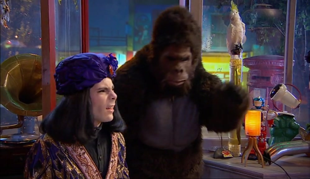 OH... WHAT'S HAPPENED HERE, VINCE? HAVE YOU SHIT YOURSELF? 