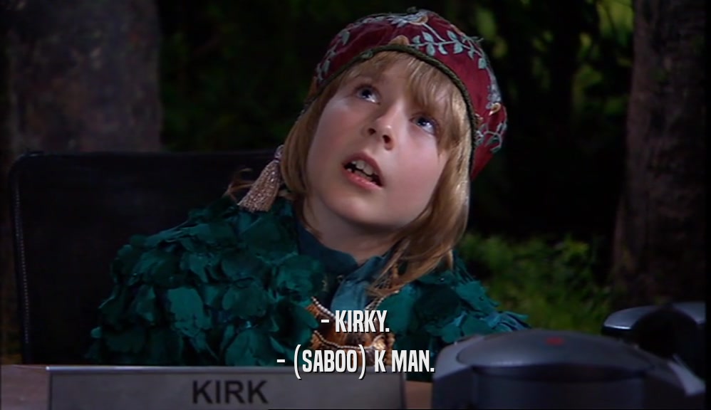 - KIRKY. - (SABOO) K MAN. 