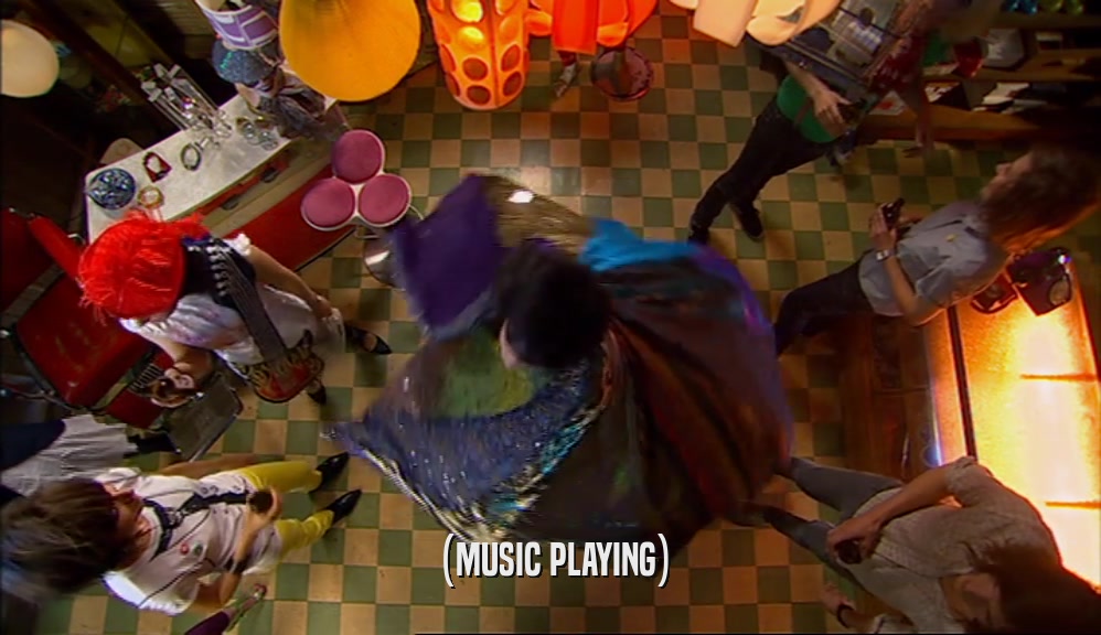 (MUSIC PLAYING)  