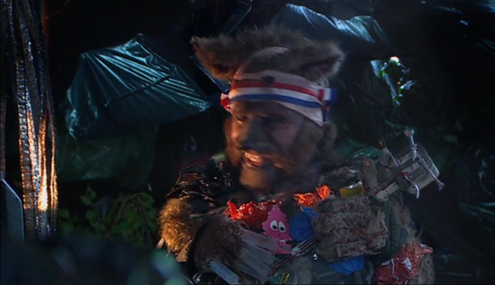 YOU MUST GET OUT BEFORE HOWARD COMES BACK, COS THERE'S NO WAY HE'LL UNDERSTAND YOU. 