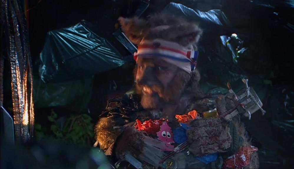 YOU MUST GET OUT BEFORE HOWARD COMES BACK, COS THERE'S NO WAY HE'LL UNDERSTAND YOU. 