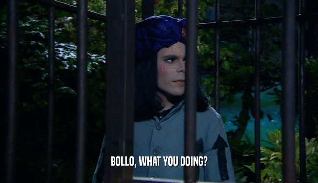 BOLLO, WHAT YOU DOING?  