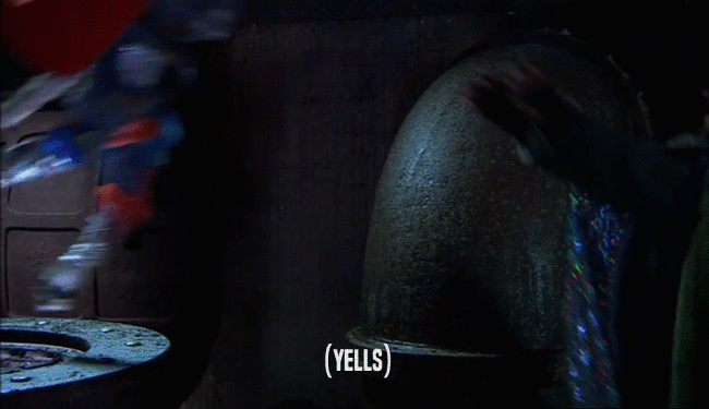 (YELLS)  
