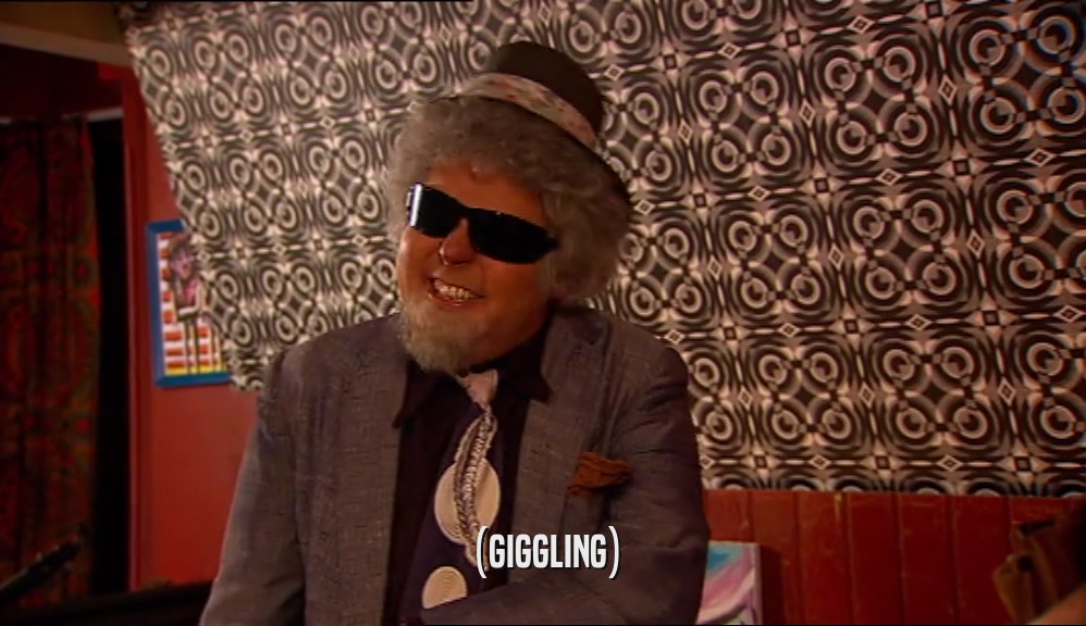 (GIGGLING)  