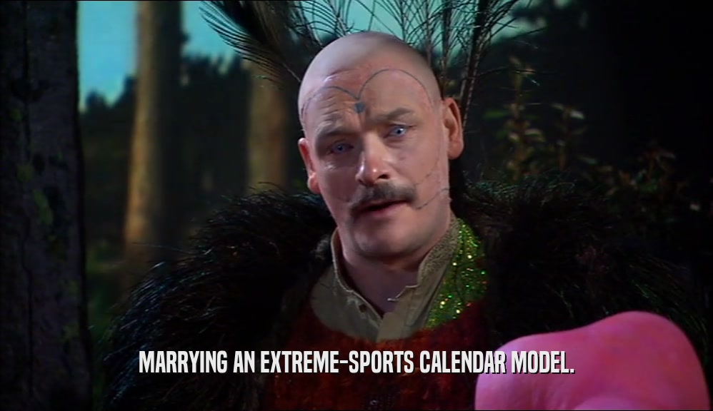 MARRYING AN EXTREME-SPORTS CALENDAR MODEL.  