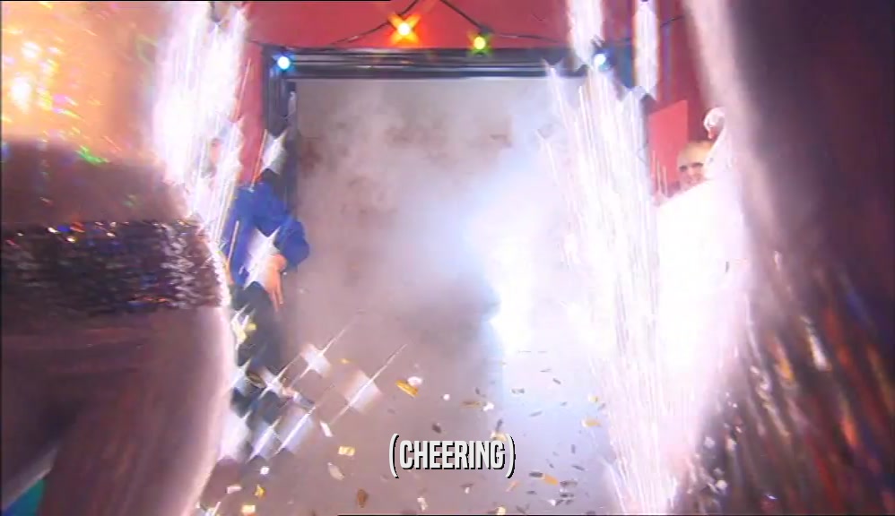 (CHEERING)  