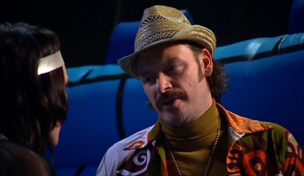 LISTEN, FIDDLER ON THE ROOF, WE KISSED UP THERE. 