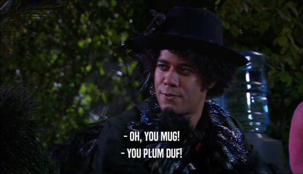 - OH, YOU MUG! - YOU PLUM DUF! 