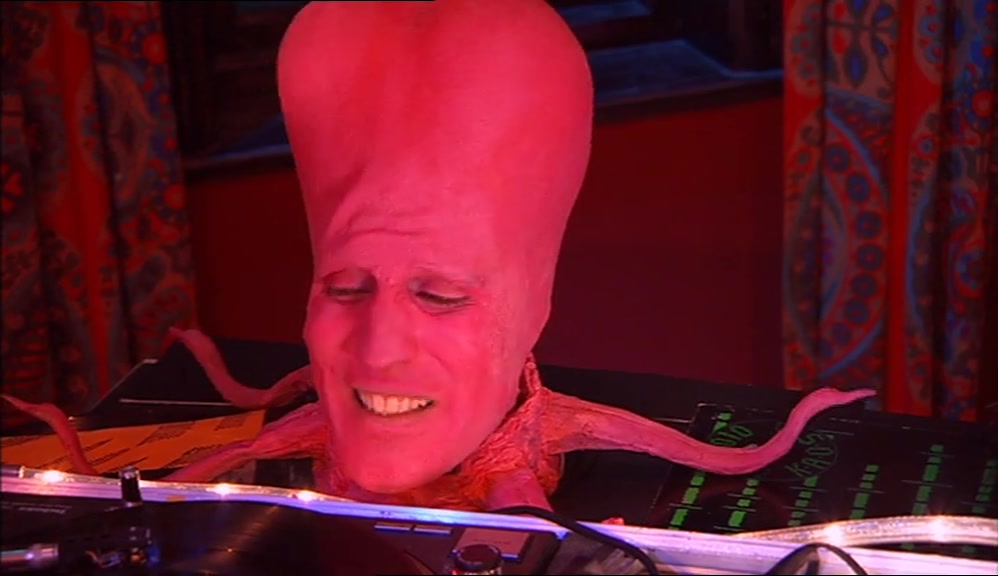 WATCH THE ROOM CRUMBLE AT THE AWE OF THE H-MAN. 