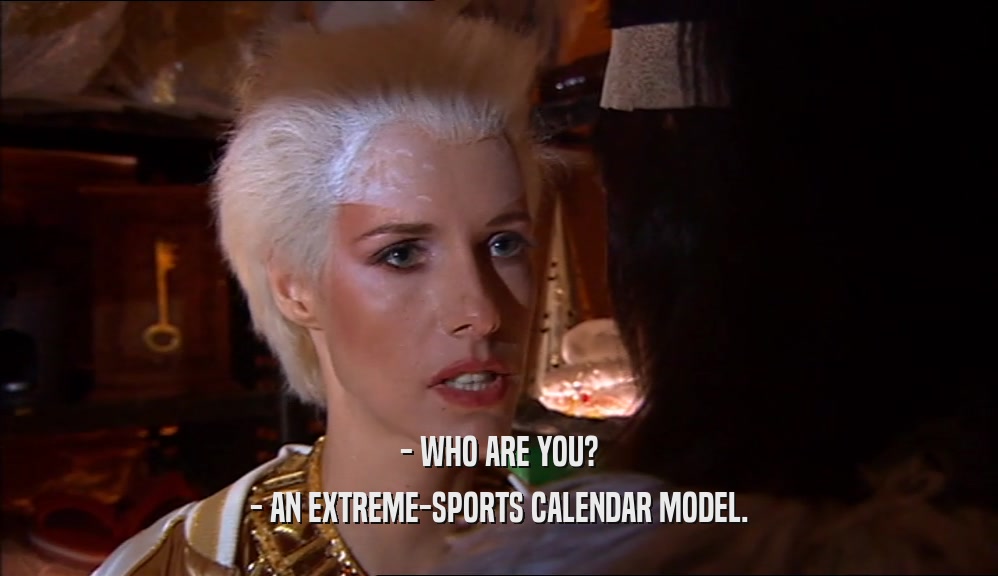 - WHO ARE YOU? - AN EXTREME-SPORTS CALENDAR MODEL. 