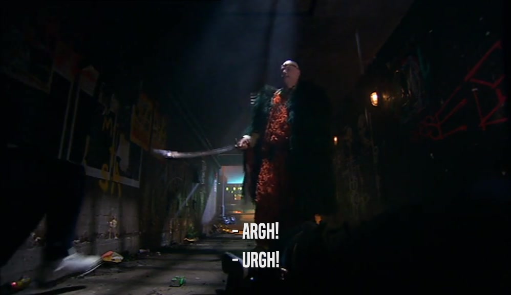 - ARGH!
 - URGH!
 