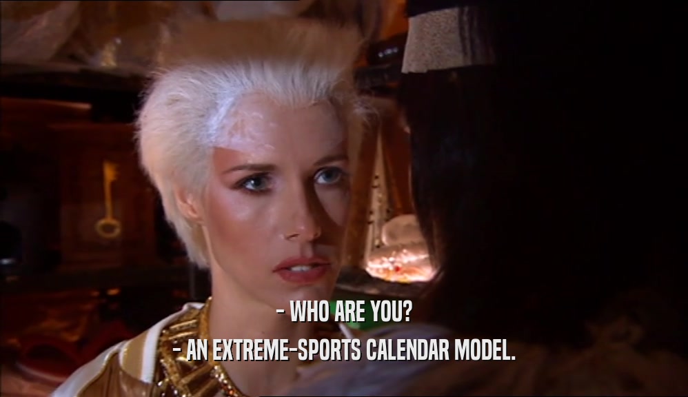 - WHO ARE YOU? - AN EXTREME-SPORTS CALENDAR MODEL. 