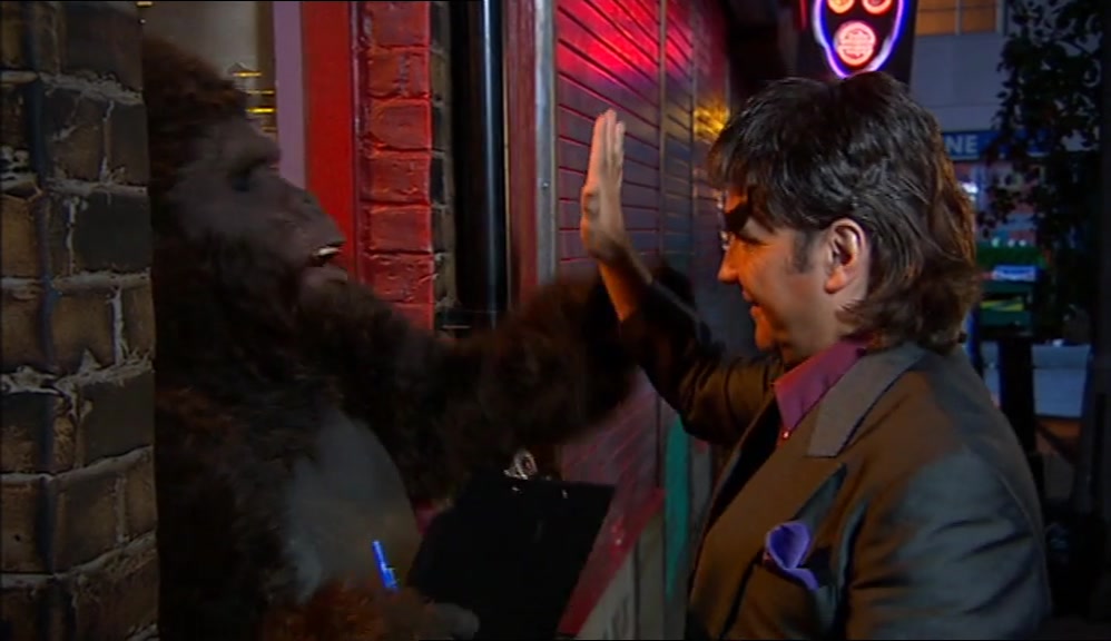 HIGH FIVE. HEH-HEH-HEH!  