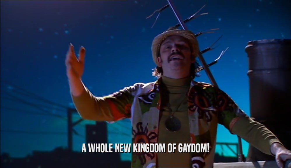 A WHOLE NEW KINGDOM OF GAYDOM!  