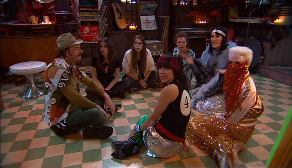 - WHAT THE HELL'S GOING ON HERE? - COOL YOUR BOOTS. IT'S SPIN THE BOTTLE. 