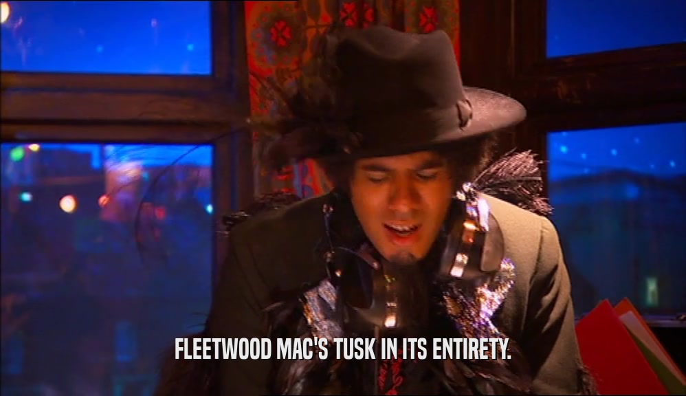 FLEETWOOD MAC'S TUSK IN ITS ENTIRETY.  