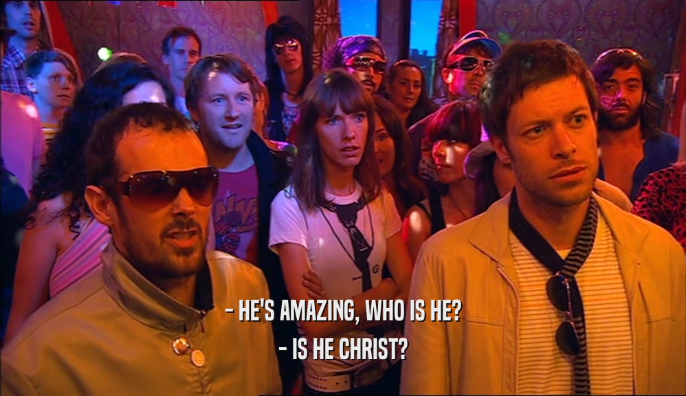 - HE'S AMAZING, WHO IS HE? - IS HE CHRIST? 
