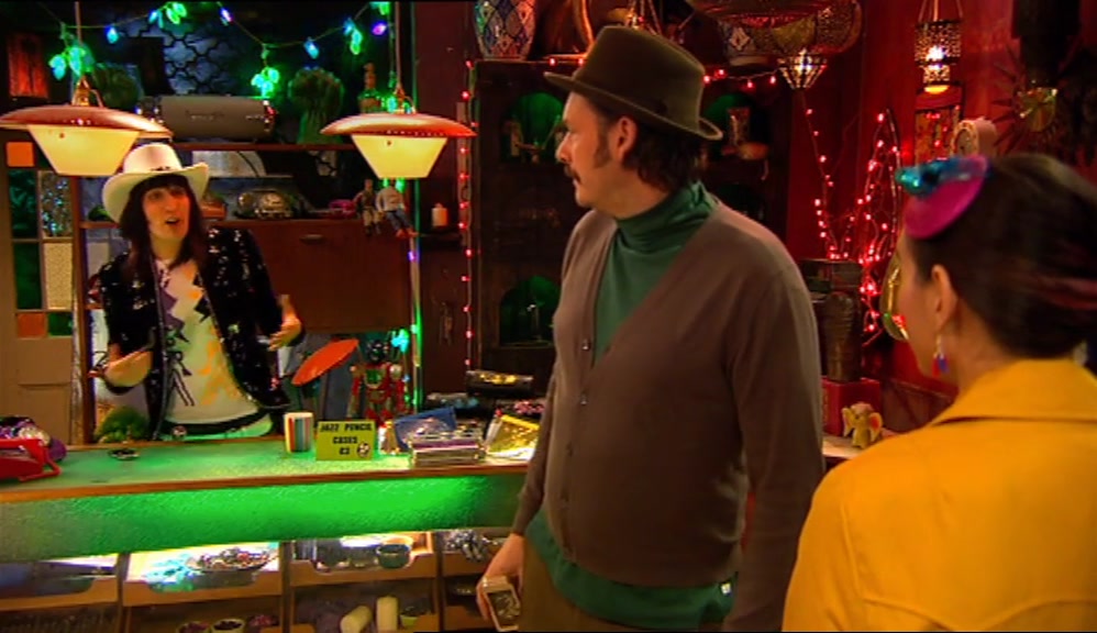 HE'D RATHER SIT IN A DARK ROOM WITH HIS 70-YEAR-OLD JAZZ MATE SWAPPING HANDS 