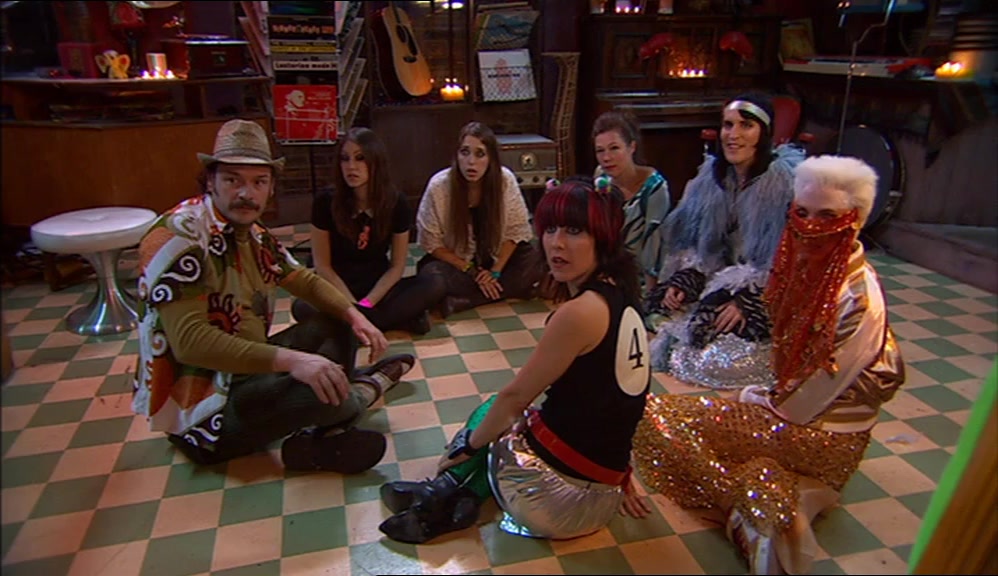 - WHAT THE HELL'S GOING ON HERE? - COOL YOUR BOOTS. IT'S SPIN THE BOTTLE. 