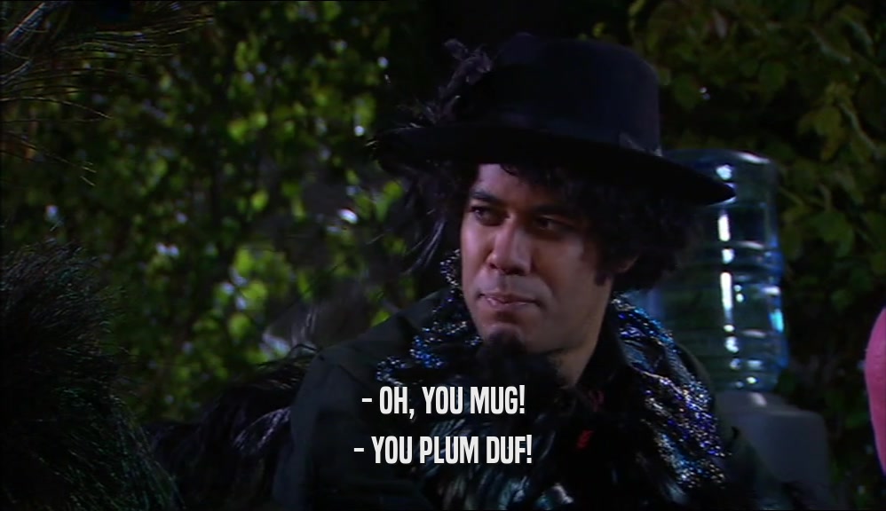 - OH, YOU MUG! - YOU PLUM DUF! 