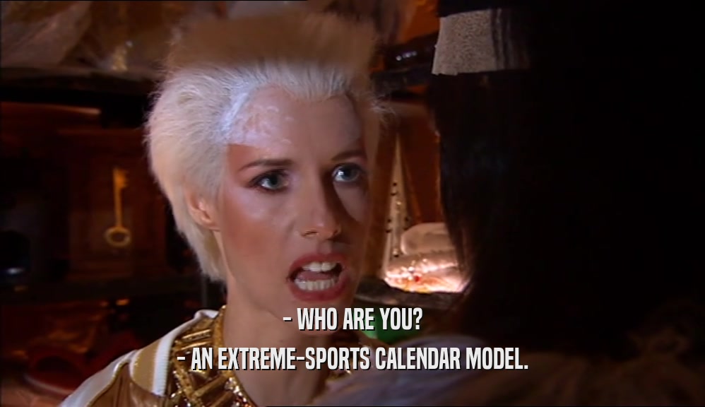 - WHO ARE YOU? - AN EXTREME-SPORTS CALENDAR MODEL. 