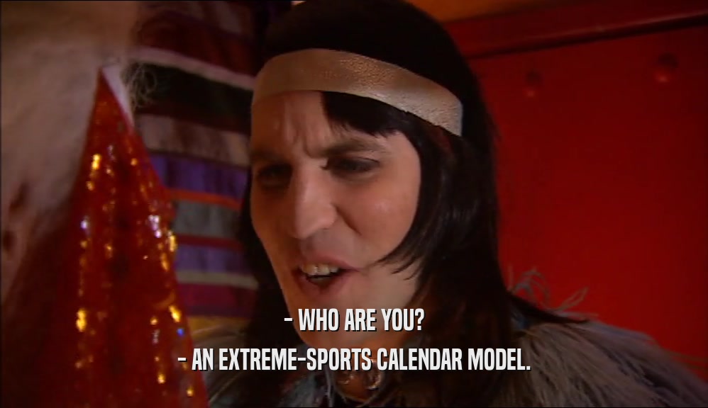 - WHO ARE YOU? - AN EXTREME-SPORTS CALENDAR MODEL. 