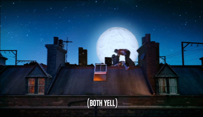 (BOTH YELL)  