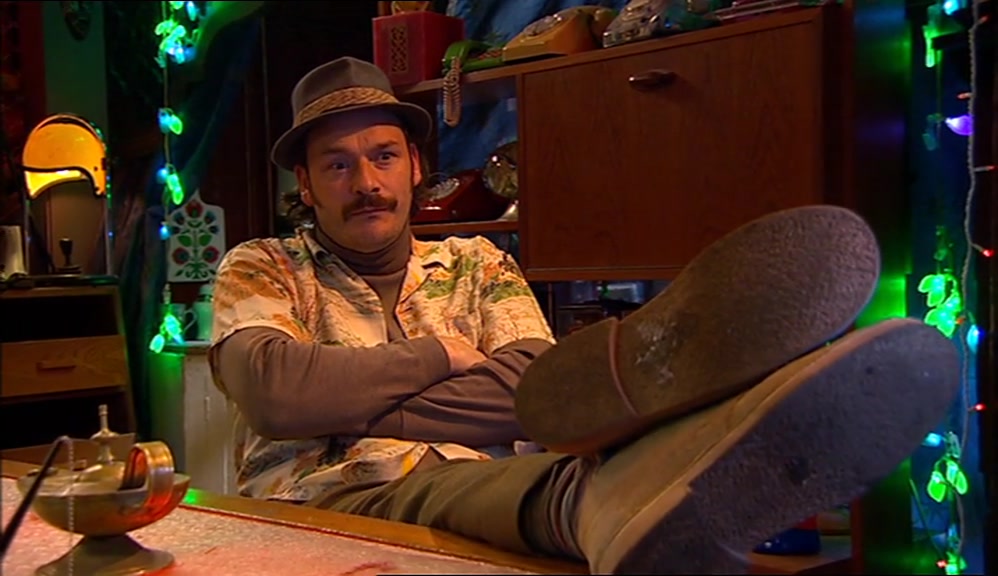 (MAN ON TV) LIFE IS PAIN.  