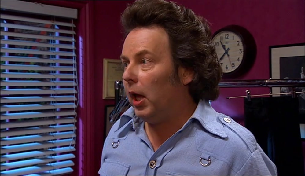 - DON'T PANIC. JUST PUT THE BLUE MCENROES ON. - WELL, I WOULD, BUT SAMMY KILLED 'EM ALL! 