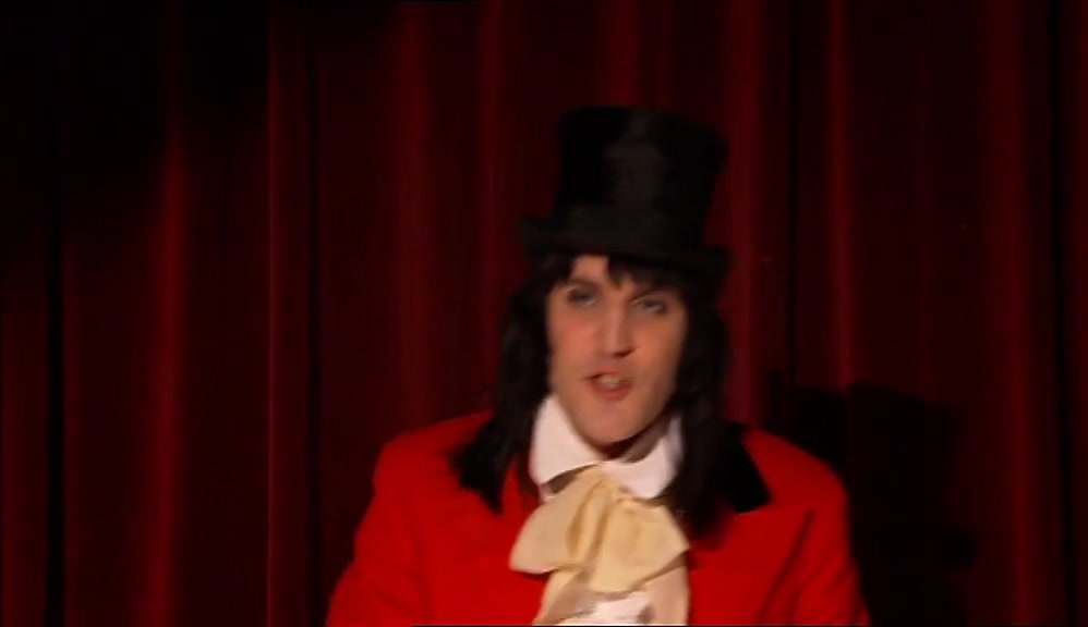 LET ME INTRODUCE YOU TO THE OPENING ACT. THIS GUY USED TO BE A TENNIS UMPIRE, 