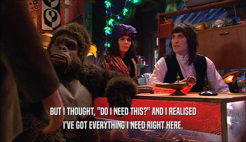 BUT I THOUGHT, 