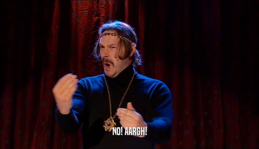NO! AARGH!  
