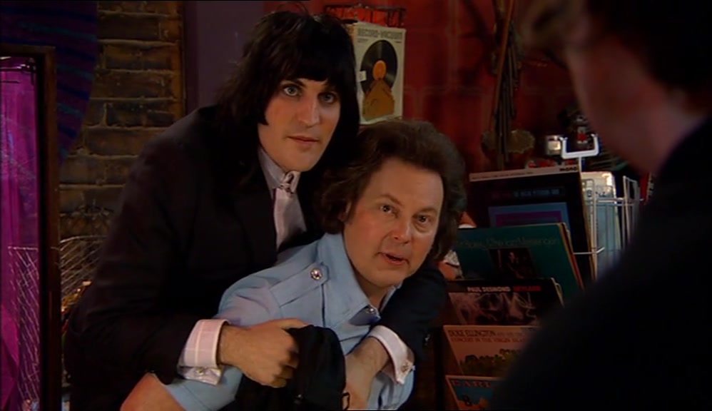HE'S GOTTA SING AND WEAR PANTS. HE DOESN'T NEED YOU BUMMING HIM OUT. NOW, GIDDY-UP. 