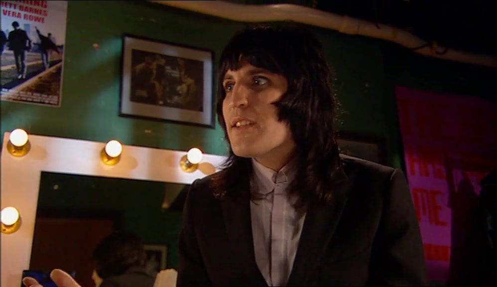 - I COULD BE YOUR SINGER. IT'LL BE AMAZING. - I TELL YOU WHAT. IF YOU CAN GET INTO THESE... 
