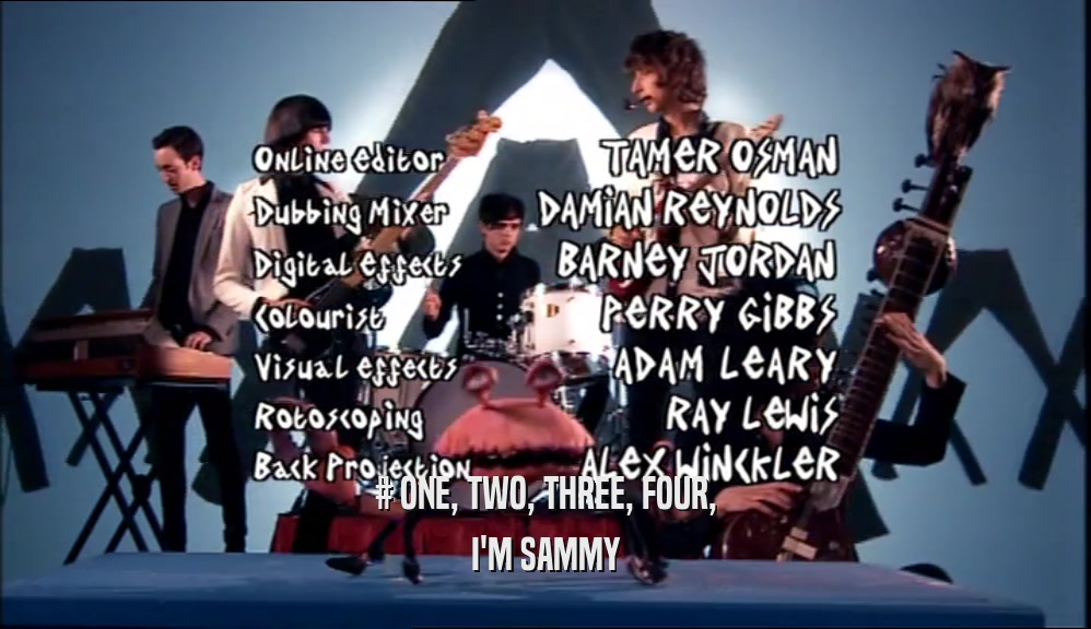 # ONE, TWO, THREE, FOUR, I'M SAMMY 