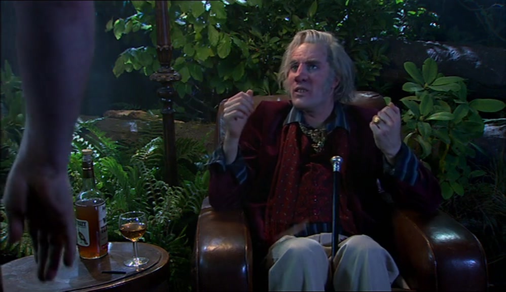 I DON'T KNOW WHAT TO DO. I CAN'T MAKE IT INTO ANYTHING ELSE. IT'S JUST A PENCIL, YOU OLD GIT! 