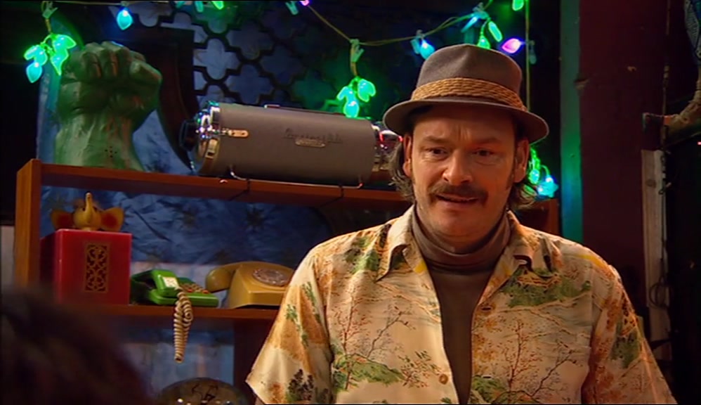 I THOUGHT IN YOUR NUMBER-ONE DREAM YOU HAD A BOXING GLOVE ON YOUR HEAD AND A MINGE. 